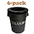 6-pack TRASHed Coozies or Koozies or Can Coolers - Bachelor Party Favors for Men (Foam)