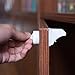 VMAISI Lock4V Child Safety Magnetic Cabinet Locks - Children Proof Baby Cupboard Latches 3M Adhesive Installation for Cabinets & Drawers - 4 Locks + 1 Key