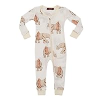 Milkbarn Bamboo Zipper Pajama - Tutu Elephant (9-12 month)