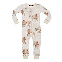 Milkbarn Bamboo Zipper Pajama - Tutu Elephant (9-12 month)