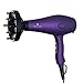 Professional Infrared Ionic Hair Dryer with Diffuser 1875W Ceramic Blow Dryer DC Motor Powerful Quiet Hair Blow Dryer with Nozzle, Tourmaline Ceramic Hairdryer with Comb Attachment