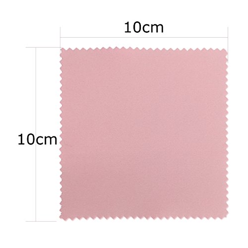 image for Lantee 100 Pcs Jewelry Cleaning Cloth Polishing Cloth for Sterling Sil