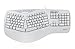 Perixx PERIBOARD-512II W, Ergonomic Split Keyboard - White - Natural Ergonomic Design - Wired USB Interface - Recommended with Repetitive Stress Injuries RSI User