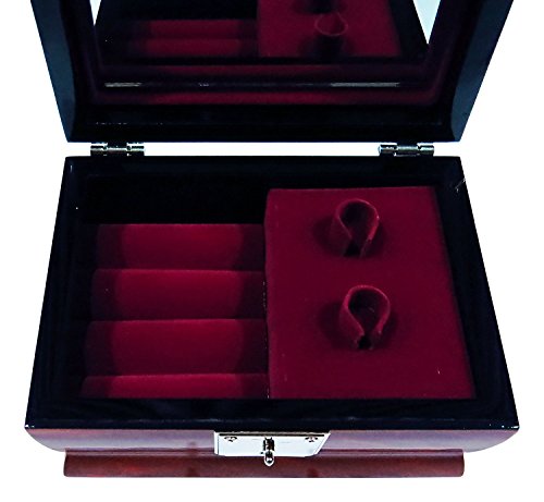 MADDesign-RA-058-Music-Box-Jewelry-Ring-Organizer-Wood-Mother-of-Pearl-Inlay-Peacock-Red