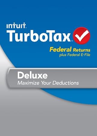 TurboTax Deluxe Fed + Efile 2013 OLD VERSION