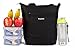 Insulated Lunch Tote: InsigniaX Cool Lunch Box/Cooler/Lunchbox for Adult Women Men Work School Kids Girls Boys Size H: 11