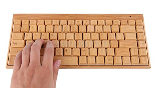 Smart-Tech-Handcrafted-Natural-Bamboo-Wooden-PC-Wireless-24GHz-Keyboard-and-Mouse-Combo-Free-Smart-Tech-Touch-Pen-Small