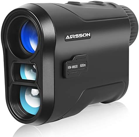 AIRSSON Golf Rangefinder Laser Rechargeable: 650 Yards Range Finder with Slope, 6X Magnification Range Pinseeker Distance Rangefinder for Hunting & Golfing AIRSSON Golf Rangefinder Laser Rechargeable: 650 Yards Range Finder with Slope, 6X Magnification Range Pinseeker Distance Rangefinder for Hunting & Golfing