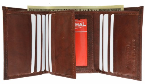 Leather Tri-fold Mens Wallet BD #1307CF