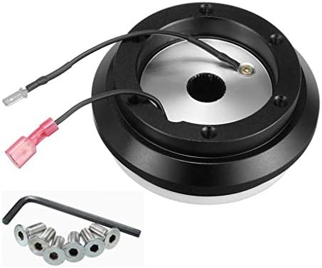 Pandiki Aluminium Steering Wheel Quick Release Fast Detach Short Hub Adapter for Civic for Acura