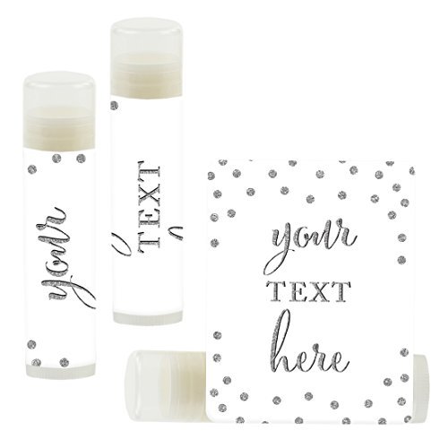 Andaz-Press-Personalized-Lip-Balm-Party-Favors-Faux-Silver-Glitter-Print-Your-Text-Here-12-Pack-Custom