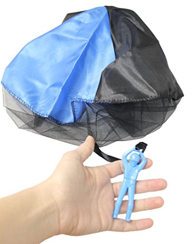 Curious Minds Busy Bags Parachute Paratrooper Guy - No Tangle - Throwing Toy for Kids - Outdoors - Thumbnail 3