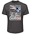 NFL New England Patriots Men's Super Bowl LI Winners Glory Tee, X-Large, Charcoal Heather