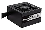 Corsair CX Series 550 Watt 80 Plus Bronze Certified Non-Modular Power Supply (CP-9020121-NA)