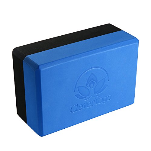 Clever Yoga Blocks 9"x6"x4" Exercise Block - The Best Durable Eco
Friendly Recycled High Density Foam Block With Our Special "Namaste" (1
Bi-Color Block) (Blue/Gray) Clever Yoga Blocks 9"x6"x4" Exercise Block - The Best Durable Eco
Friendly Recycled High Density Foam Block With Our Special "Namaste" (1
Bi-Color Block) (Blue/Gray)