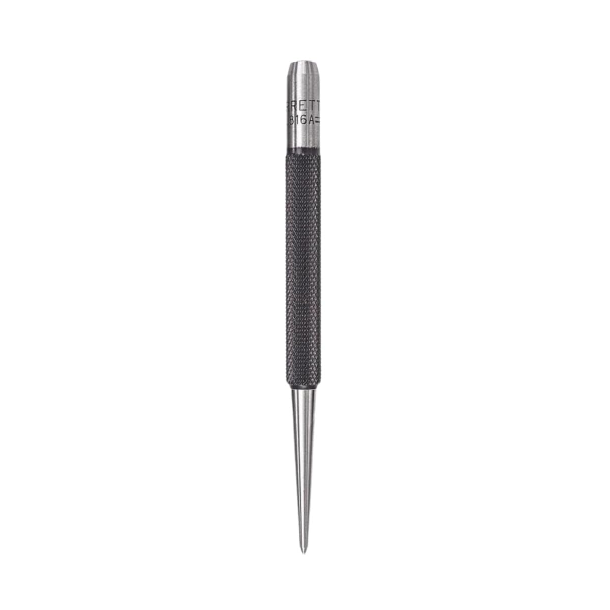 Starrett 816A Prick Punch, 4" Length, 5/64" Tapered Point Diameter