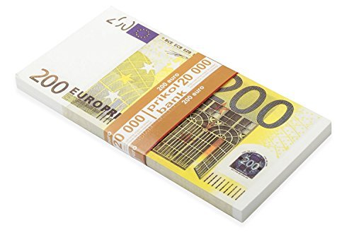 Full print Double sided Euro €200, Poker Game Play Money, Banknotes, €16000 in total