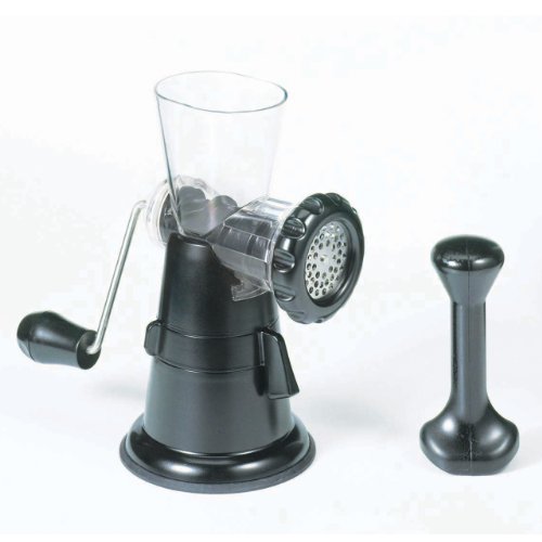 StarfritManual Meat Grinder ,White/Green, 6.3 x 5.3 x 9.9