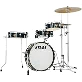 Tama Club-JAM Pancake LJK48P 4-piece Shell Pack with Snare Drum - Hairline Black