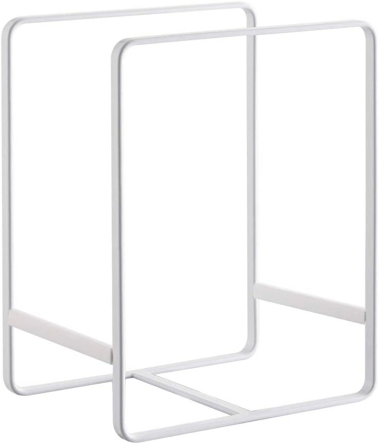 YAMAZAKIDish Organizer, Steel, White, One Size