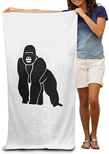 Richmond Takila Gorilla Ape Monkey King Kong Godzilla Silver Back Orang Utan Travel Beach Towel Beach Blanket - 30 X 50-Inch Ultra Portable, Lightweight Great For The Pool And The Beach