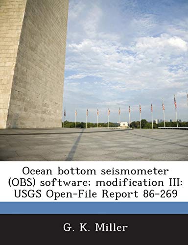 Ocean bottom seismometer (OBS) software; modification III: USGS Open-File Report 86-269