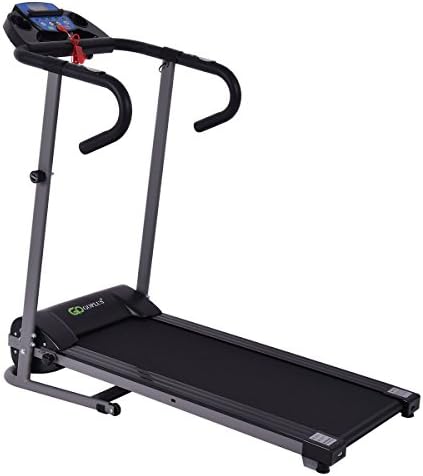 1100W Folding Treadmill Electric Support Motorized Power Running Fitness Machine