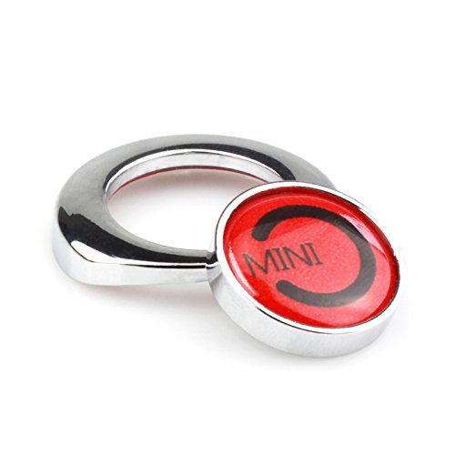LVBAO Engine Start Push Start Button Ignition Starter Pushbutton Dash Cover Caps for Mini Cooper ONE/S/JCW R61 R60 R55 R56 R57 R58 R59 F54 F55 F56 F57 F60 Clubman Countryman Hardtop Hatchback (15)