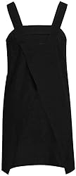 YESDOO Linen Apron Cross Back Apron for Women with