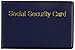 Social Security Card Holder 2-Pack Silver Products