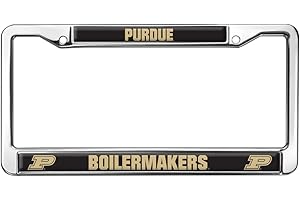 GRAPHICS & MORE Purdue University Boilermakers Logo Full Size Standard License Plate Metal Frame