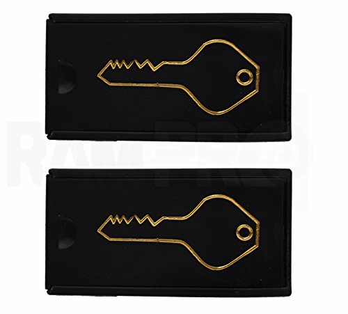 RamPro Hide a Key Magnetic for Car Key Holder Extremely Strong Magnet 2 X 3.5 X ¾ Inches Hide a Key for Your Car - Plastic Magnetic Key Hider to Store a Spare Key for Your Home, Storage, Office