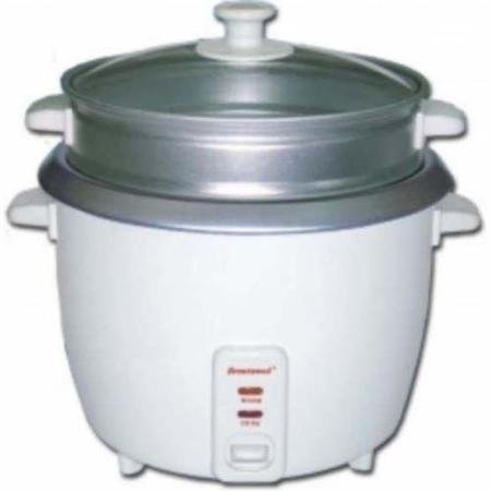 Click Here to See More Images Brentwood 5 Cup Rice Cooker With Steamer White - White (ts600s)