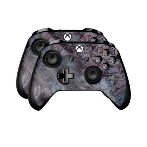 Glossy Glitter Skin Compatible with Microsoft Xbox One Controller (2 Pack) - An…