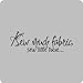 EYE CANDY SIGNS Sew Much Fabric.Funny Sewing Wall Quotes Words Sayings Removable Wall Lettering (6