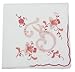 Cotton Handkerchief with Vintage-Style Monogram