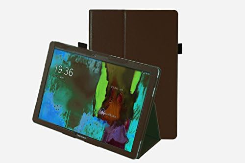 TabPro S Case - Elsse Premium Folio Case with Stand for Samsung Galaxy TabPro S 12″ Touchscreen Tablet (Brown)