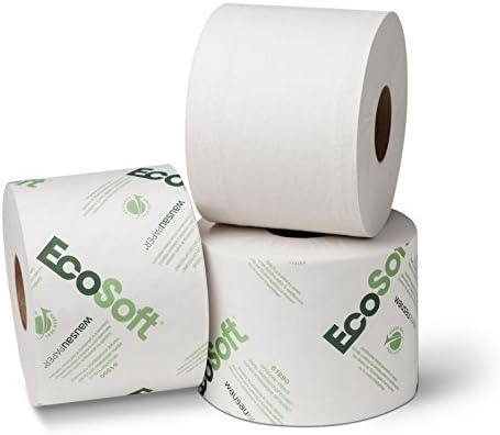 EcoSoft 2-Ply Toilet Roll 625 sheets Premium - Pack of 18