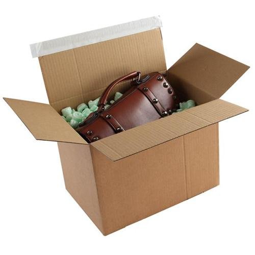 Blake Purely Packaging 400 x 230 x 250 mm One-Touch Postal Box Peel & Seal Tamper Evident Plastic Free (PEB60) Brown Kraft - Pack of 20