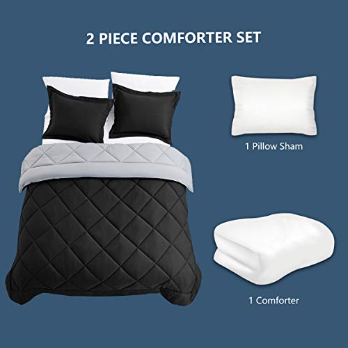 5 CozyLux+Reversible+Comforter+Lightweight+Alternative