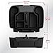 Rubbermaid Automotive Portable Tote Bin Organizer: Passenger Seat/Car Cargo Area Storage Caddy with Leakproof Bottom, Large