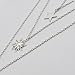 Jane Stone Fashion Jewelry Fancy Multi-Layer Galaxy Pave Moon Star Sun Pendants Chain Necklace for Girls(Fn1600)
