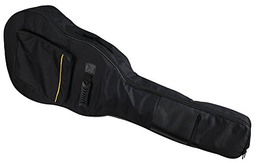 image for YMC 41 Inch Waterproof Dual Adjustable Shoulder Strap Acoustic Guitar 