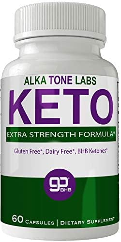 Alkatone Labs Keto BHB Weight Loss Pills, Advanced Natural Ketogenic Burn Fat Supplement, 800 mg Formula with New True Slim GO BHB Salts Formula, Advanced Appetite Suppressant Capsules