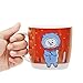 BT21 Official Merchandise by Line Friends - Winter Theme Character Ceramic Coffee Mug with Lid, RJ