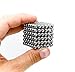 Magnetic Balls Magnet Building Cube - Fun and Educational Sculpture Toys for Kids (Ages 14 and up) - Great Fidget Toy to Keep Your Hands Busy - 216 Ball Magnets, 5mm, Silver