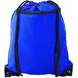 Bags for LessTM Deluxe Drawstring Backpack Tote Bag, Royal