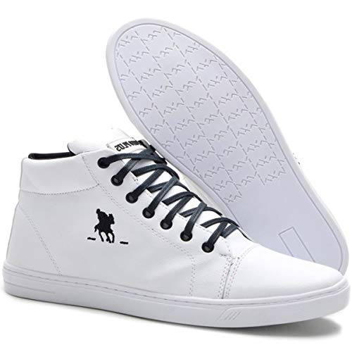 Kit 2 Tênis Polo plus Masculino Botinha Cano Alto Comfort Azul em Promoção  | Ofertas na Americanas