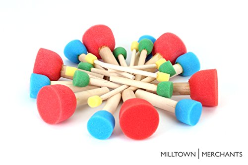 image for Milltown Merchants Foam Pouncer Assortment - Sponge Painting Stippler 