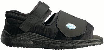 Corflex Med-Surg Post Op Rocker Bottom Shoe-L-Women - Black